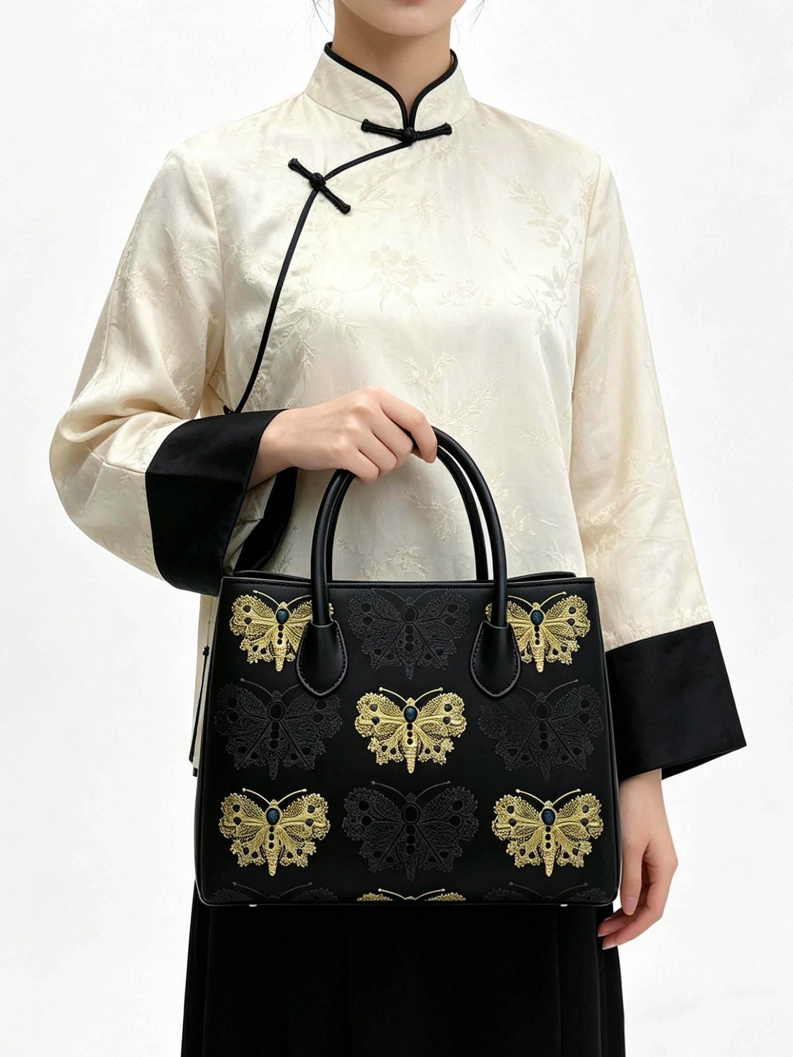 Golden Butterfly Noir