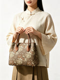 Landscape Leather Tote