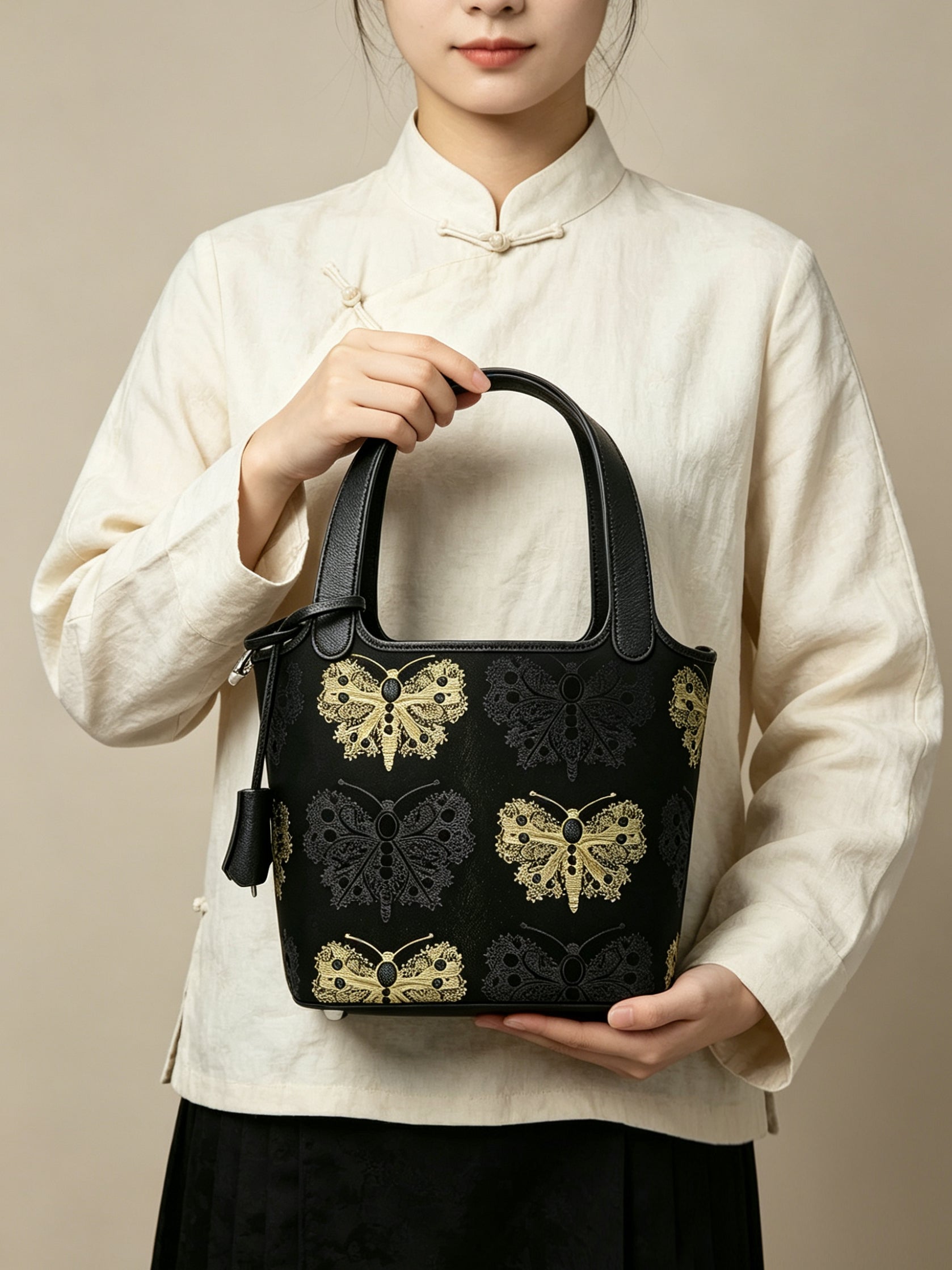 Golden Butterfly Bucket