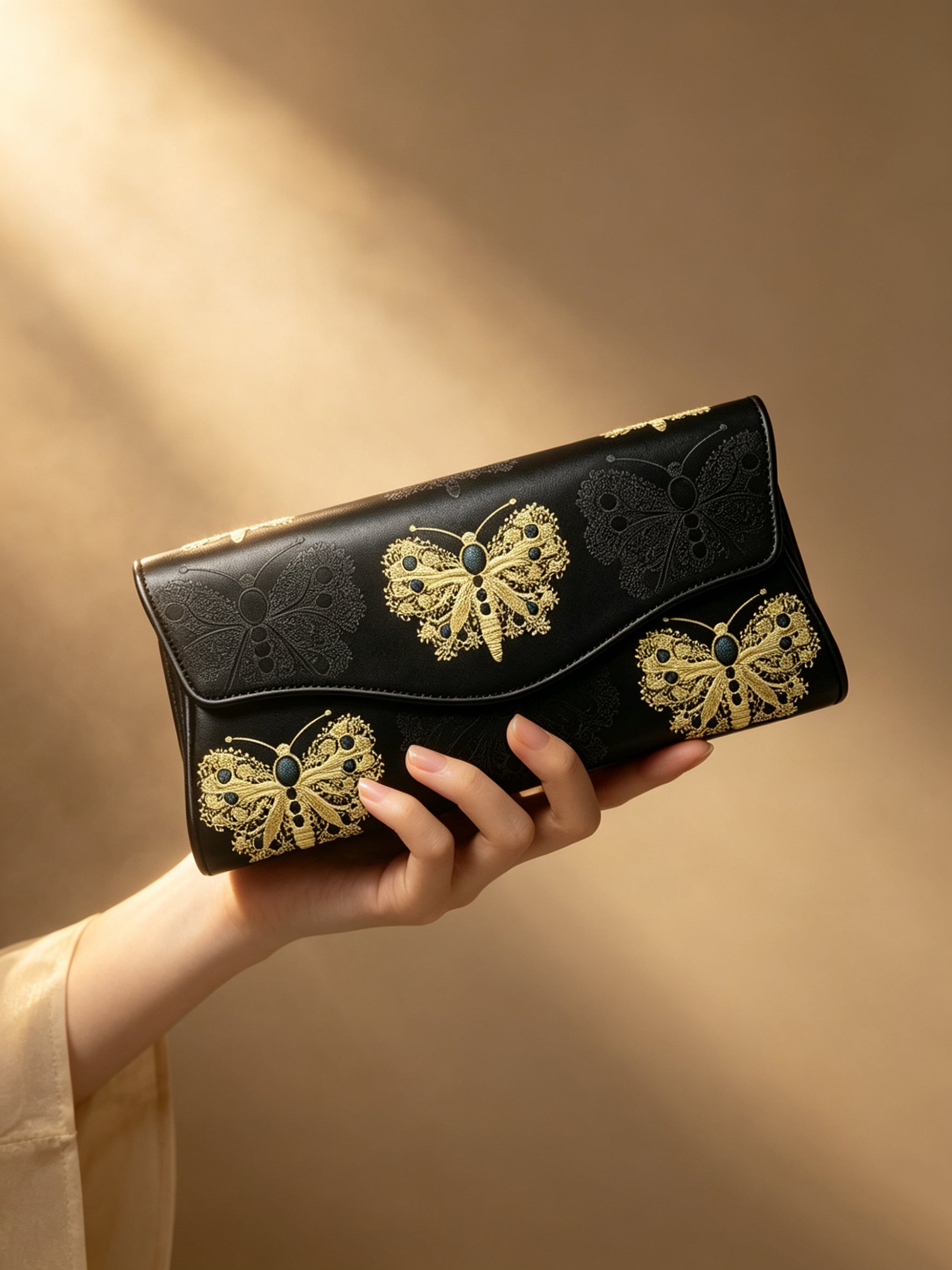 Cowhide Luxury Evening Bag