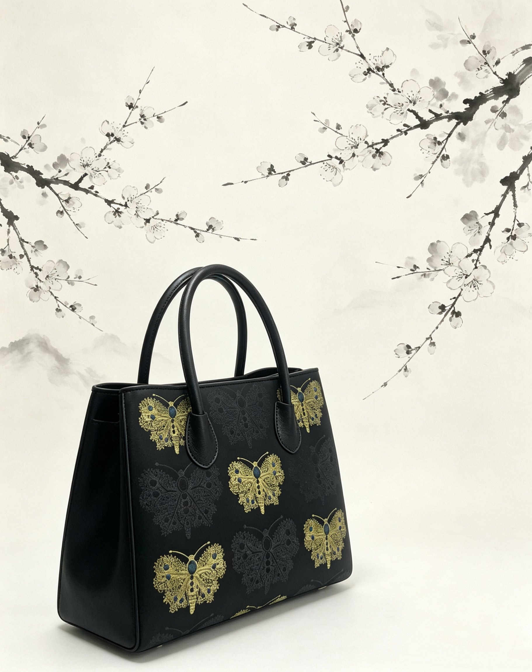 Golden Butterfly Noir