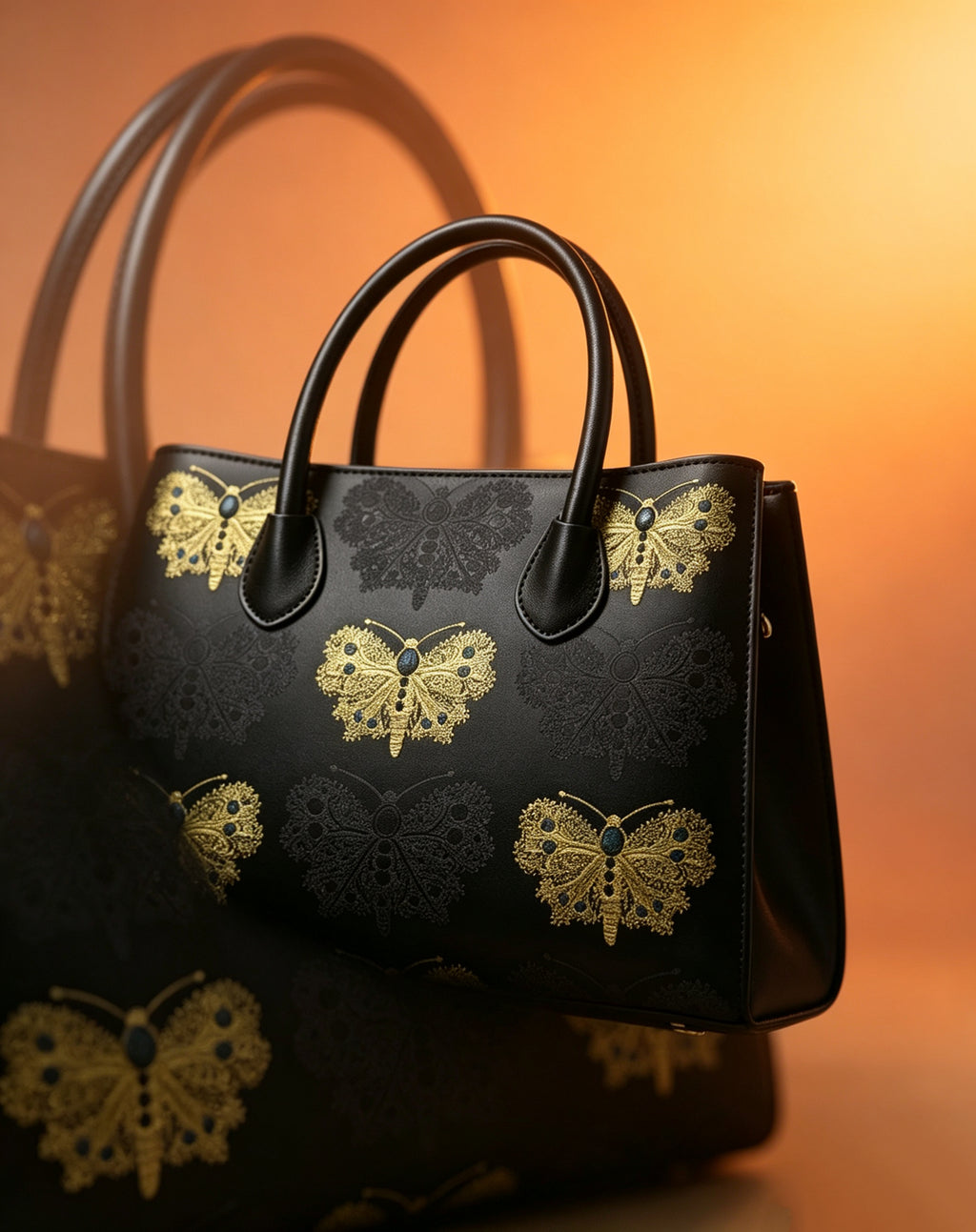 Golden Butterfly Noir