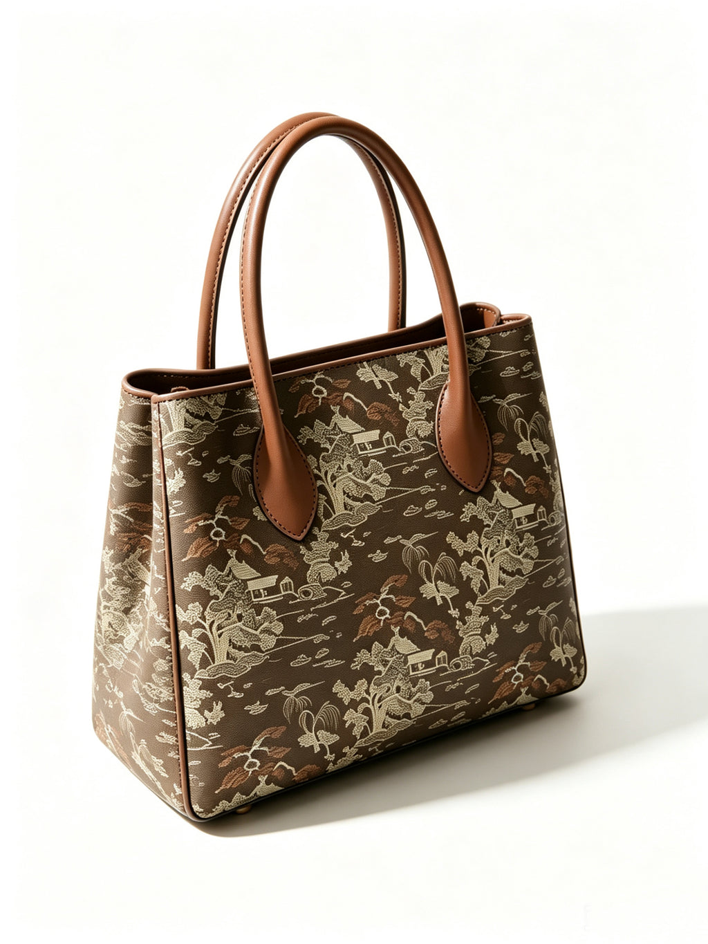 Landscape Leather Tote