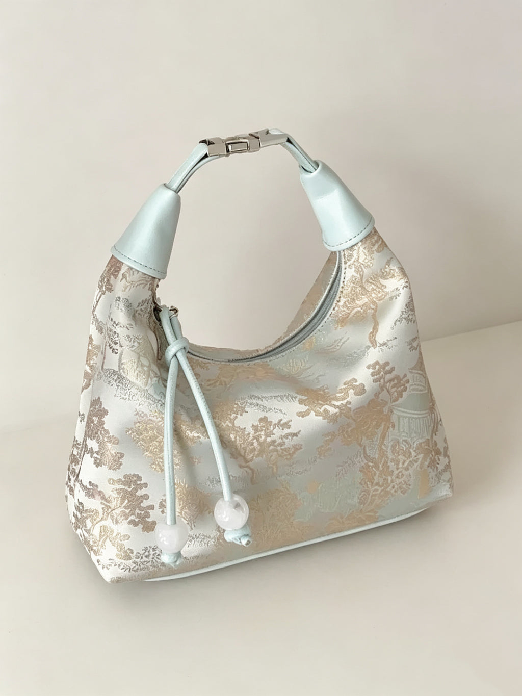 Mint Gold Pattern Handbag
