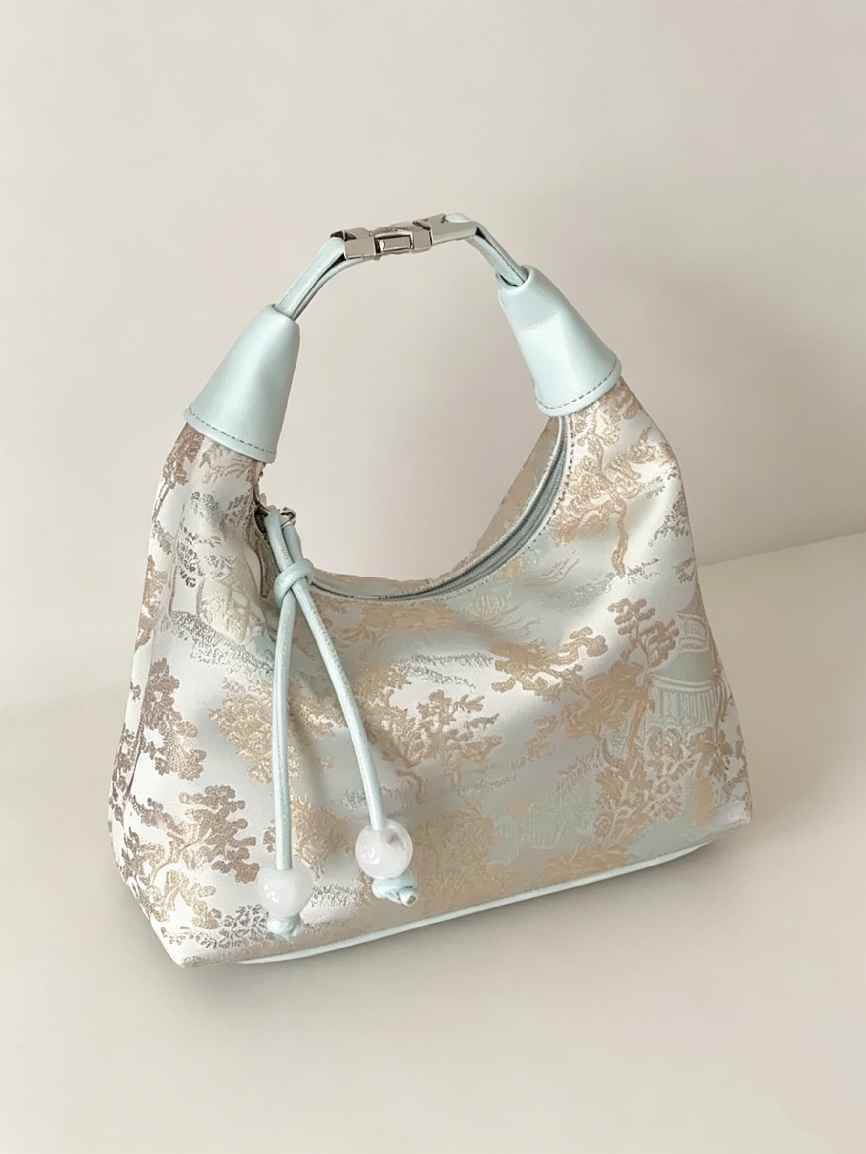 Mint Gold Pattern Handbag